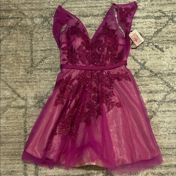 formal dresses in burgundy Burgundy Off The Shoulder Prom Dresses Long Formal Dresses With Slit ARD2327 main image 0